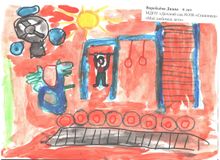 МДОУ № 108  Воробьева Диана, 6 лет "Я дружу со спортом"