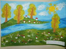 МДОУ № 127 Грибова Ульяна, 5 лет "Моя полянка"